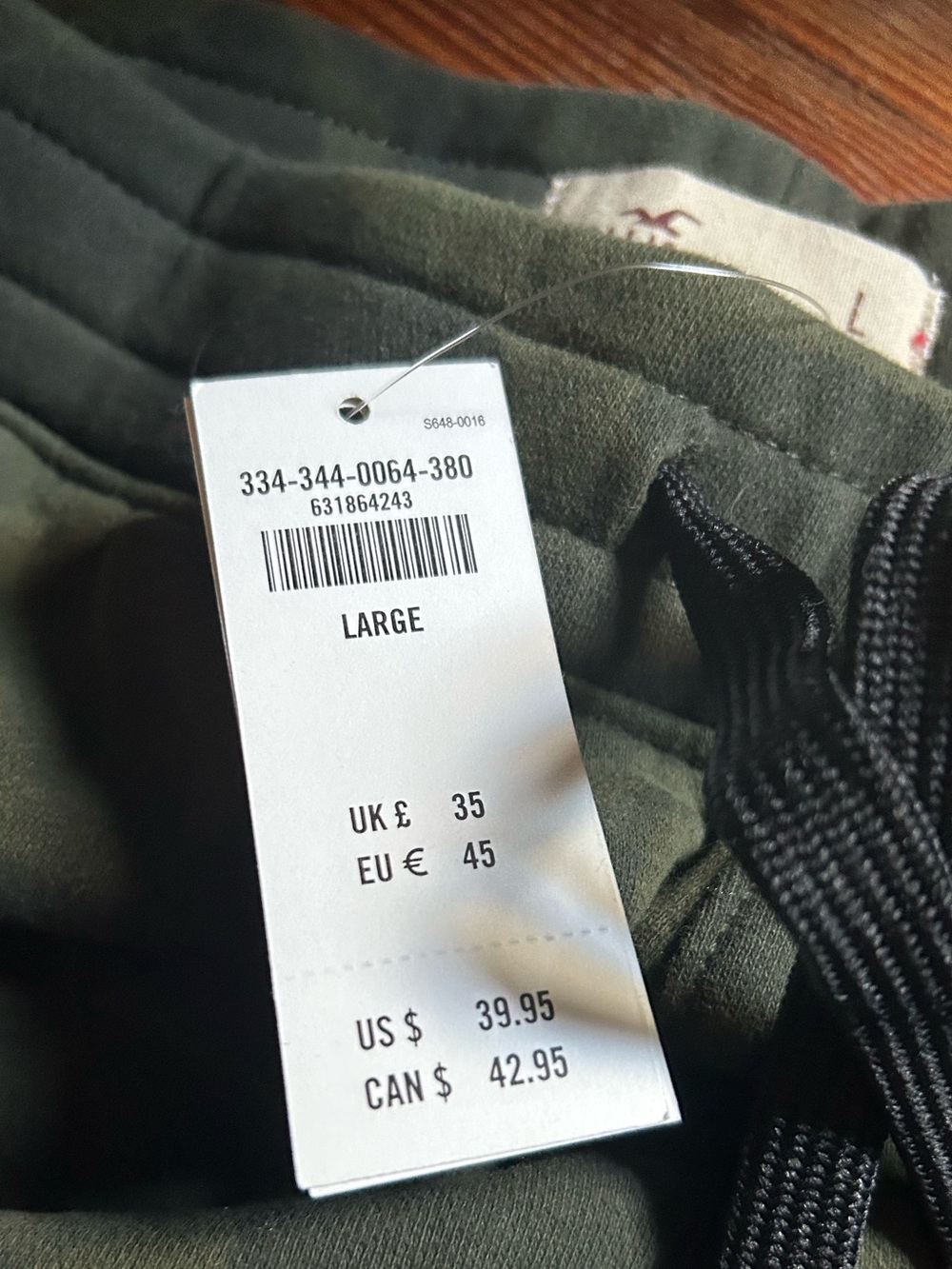 Hollister Olive Green Joggers
SIZE: LAGRE
BRAND NEW WITH TAGS - Picture 4 of 6